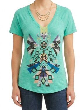 Element Aztec/Tribal Design Cotton Blend Tee NEW Sz. Sm